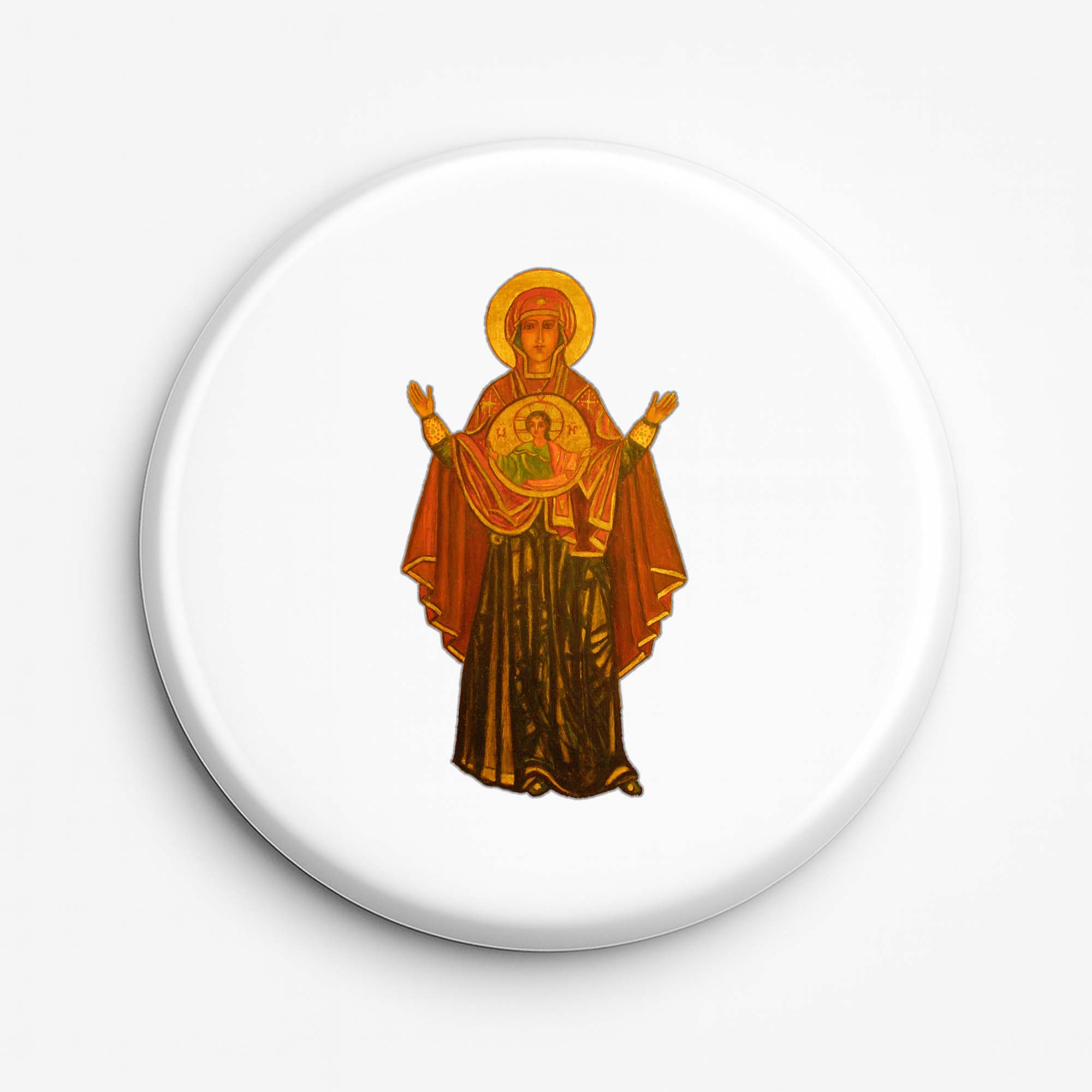 Przypinka pamiątkowa Podlaska Madonna