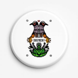 Przypinka pamiątkowa Podlaska Wycinanka - Zwierzyniecka 7