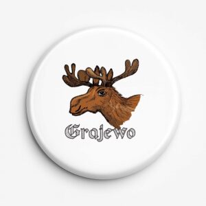 Przypinka pamiątkowa Podlaski Łoś - Grajewo