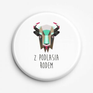 Przypinka pamiątkowa Podlaski Ród - Siła Żubra