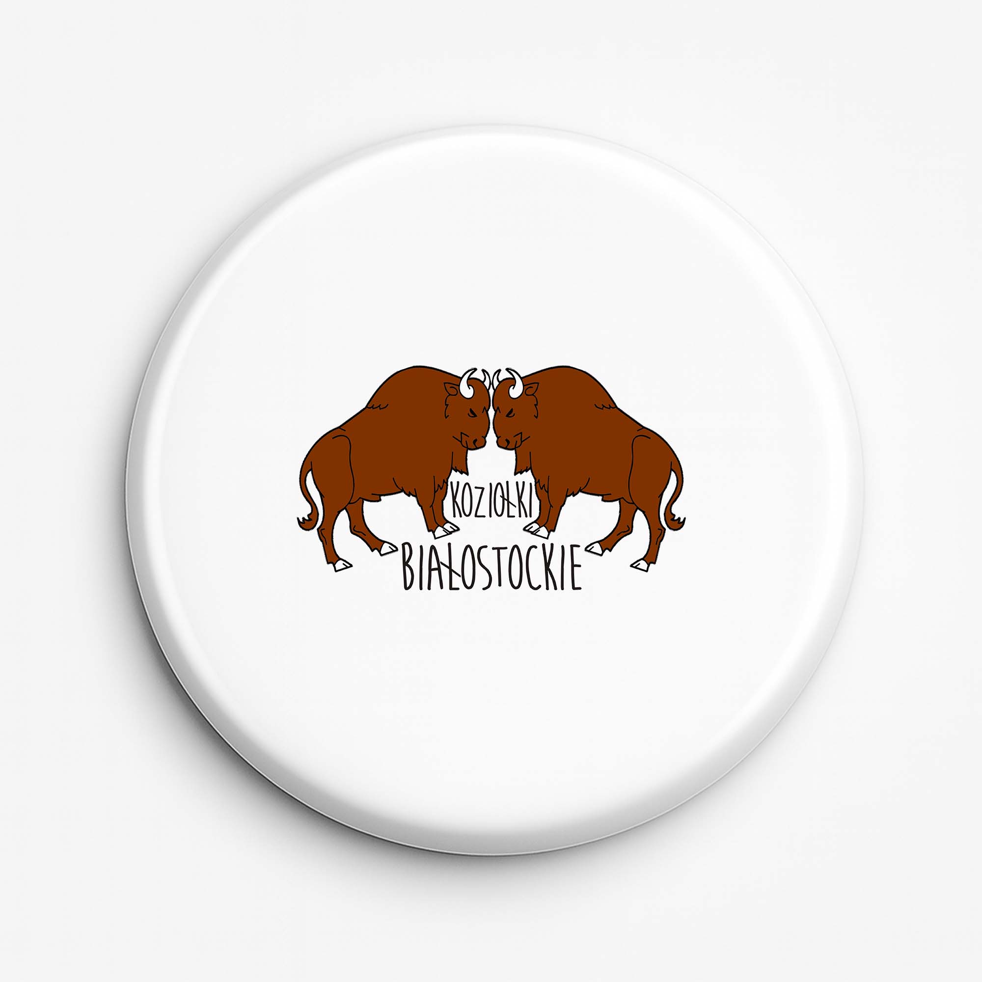 Przypinka pamiątkowa Podlaskie Koziołki - Made in Białystok