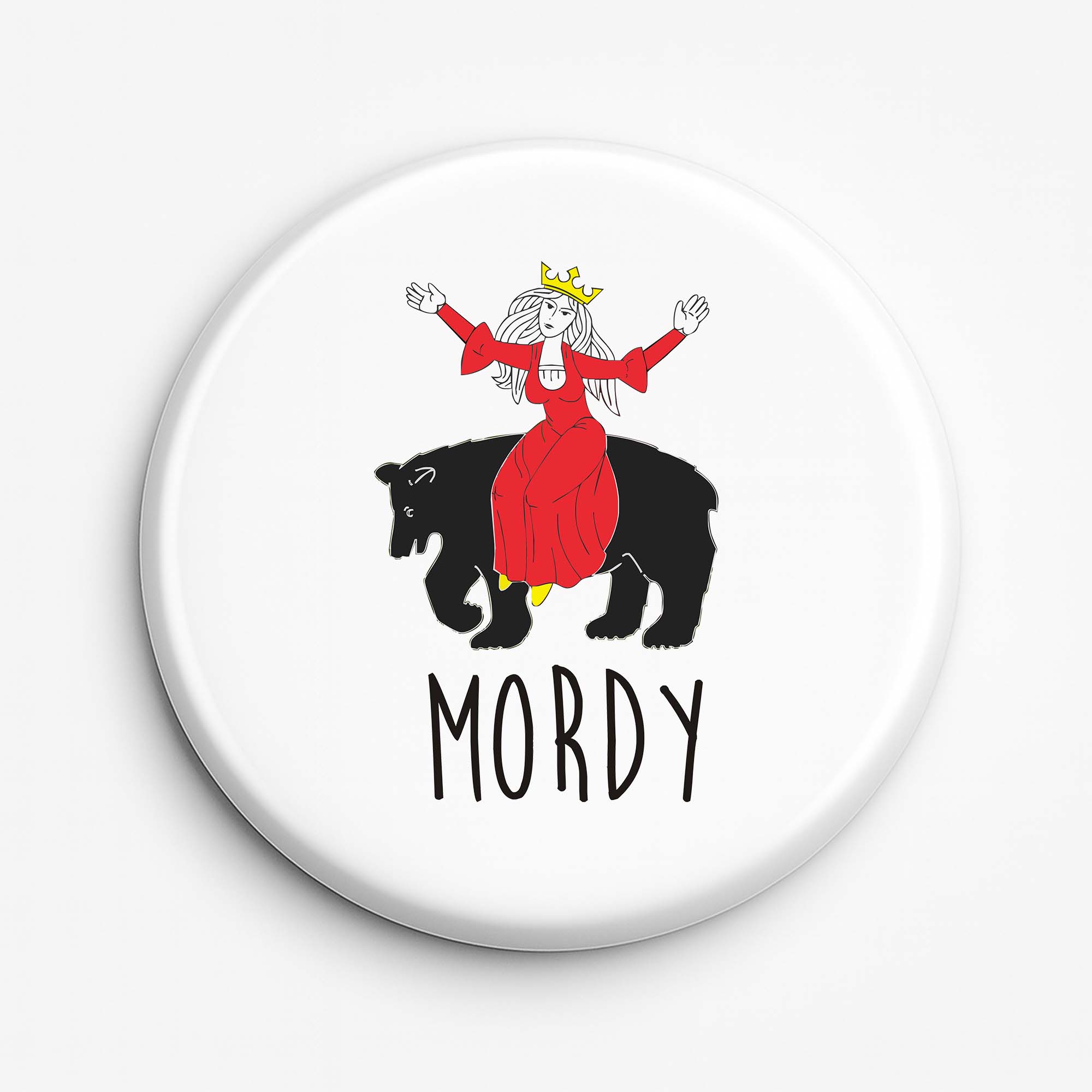 Przypinka pamiątkowa Podlaskie Mordy - Siła i Legenda