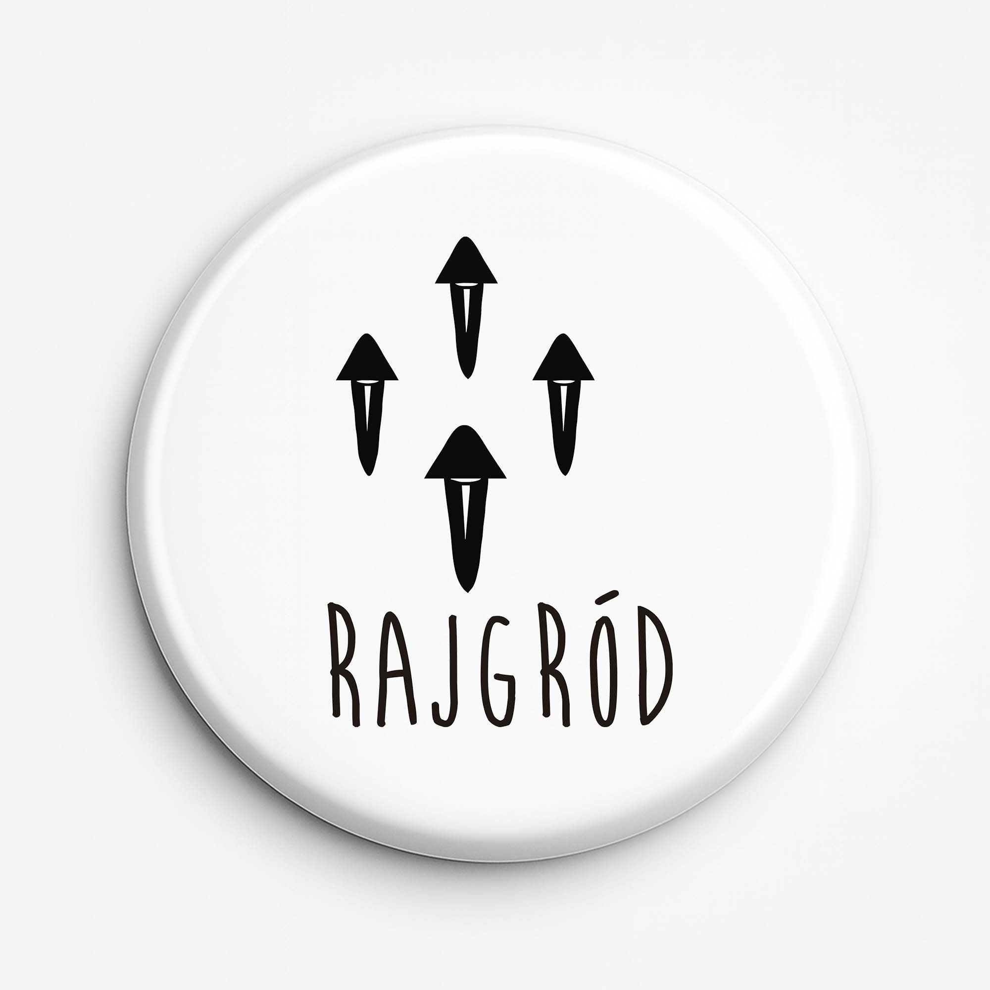 Przypinka pamiątkowa Rajgród - Serce Zielonego Podlasia