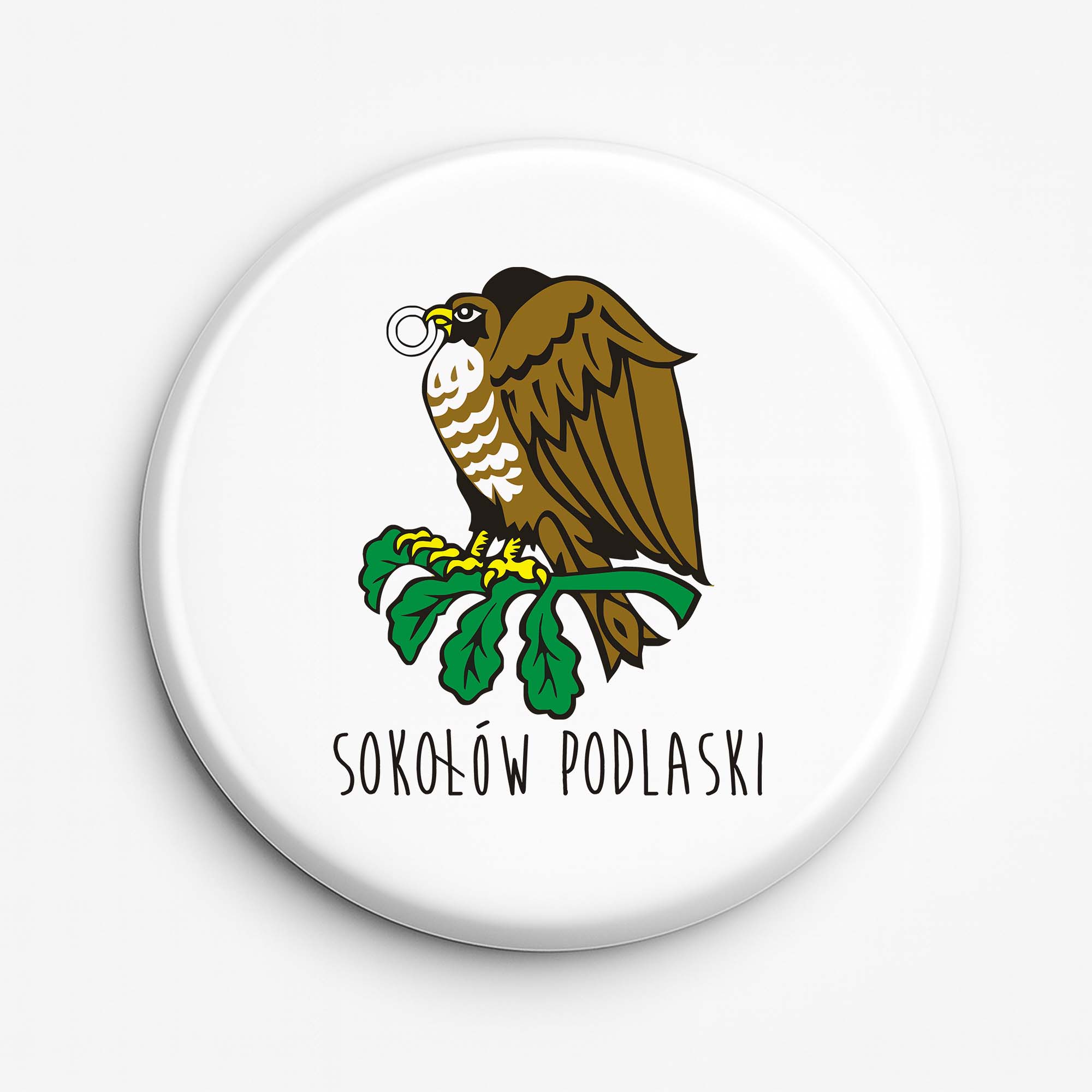Przypinka pamiątkowa Siła Sokoła - Sokołów Podlaski