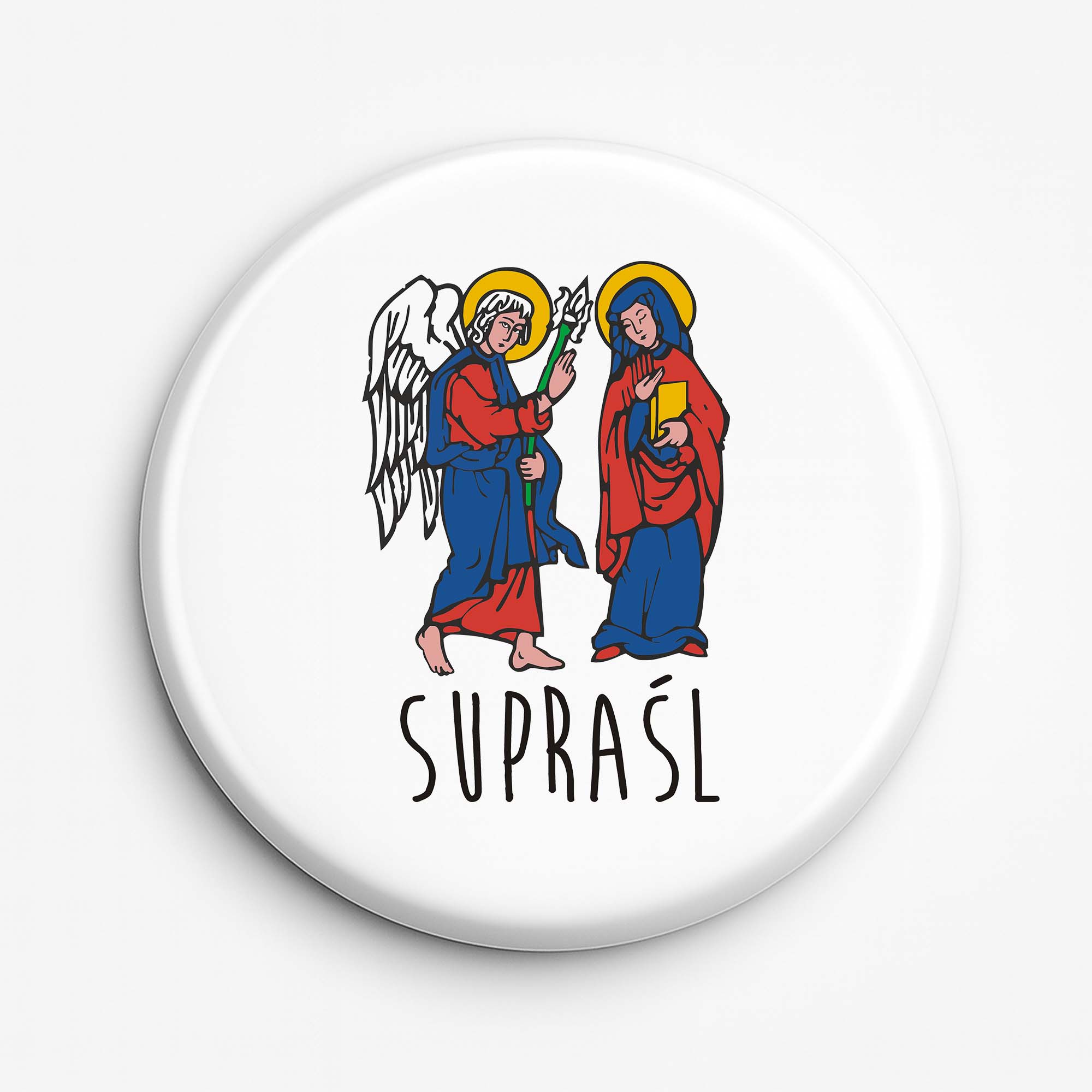 Przypinka pamiątkowa Światło Podlasia - Supraśl