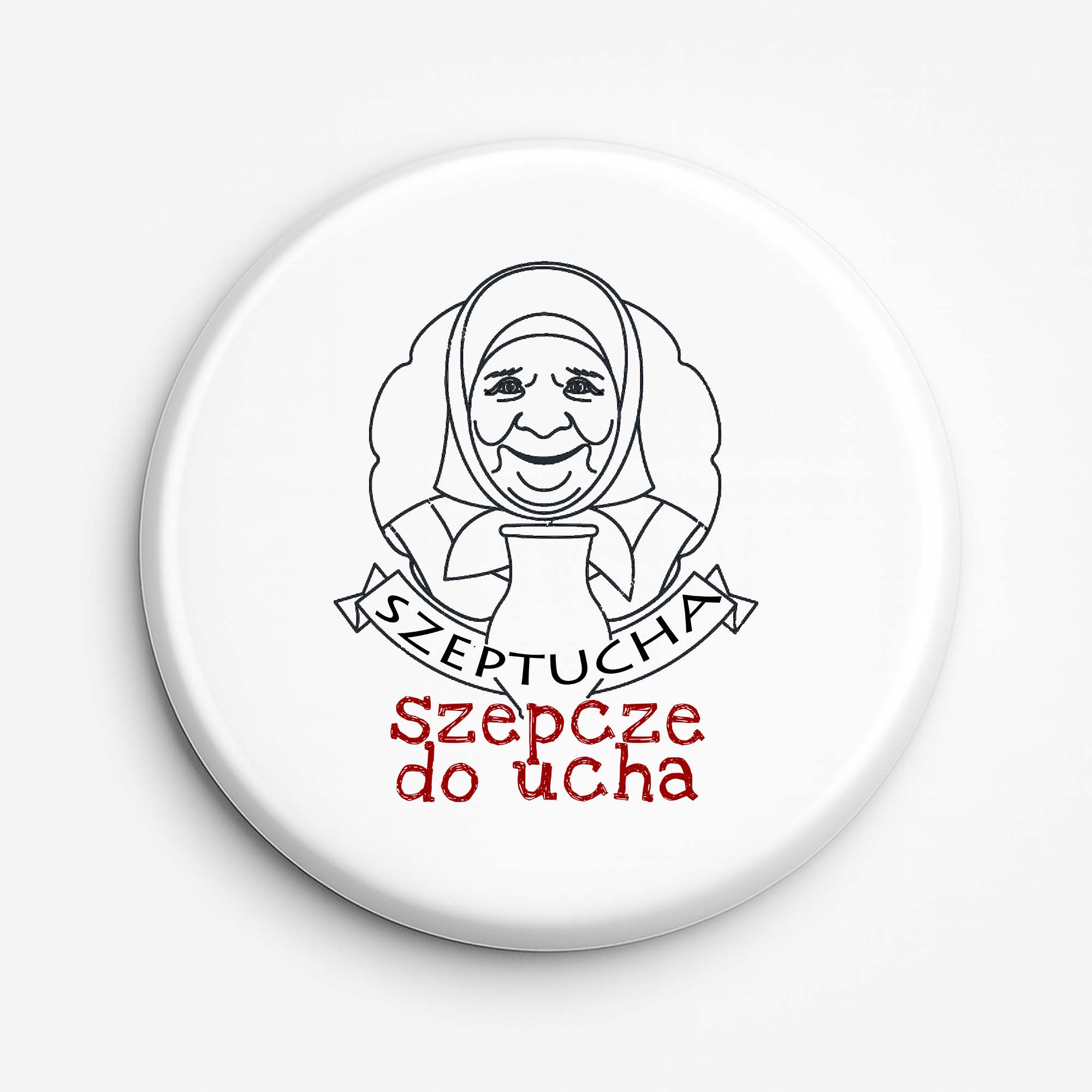 Przypinka pamiątkowa Szeptuchy z Podlasia - Urok Natury i Magii