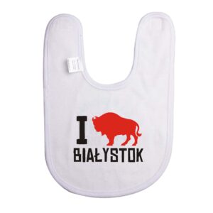 Śliniak dziecięcy Kocham Białystok