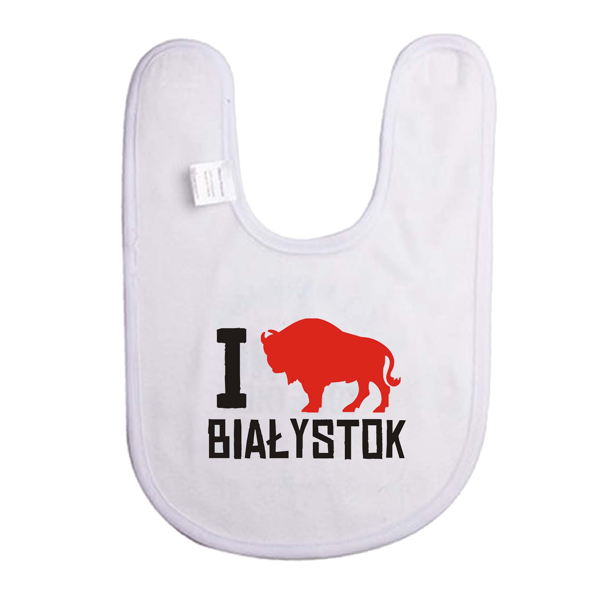 Śliniak dziecięcy Kocham Białystok