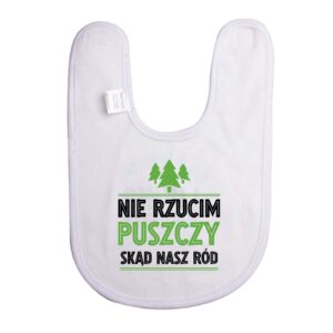 Śliniak dziecięcy Korzenie w puszczy serce na Podlasiu