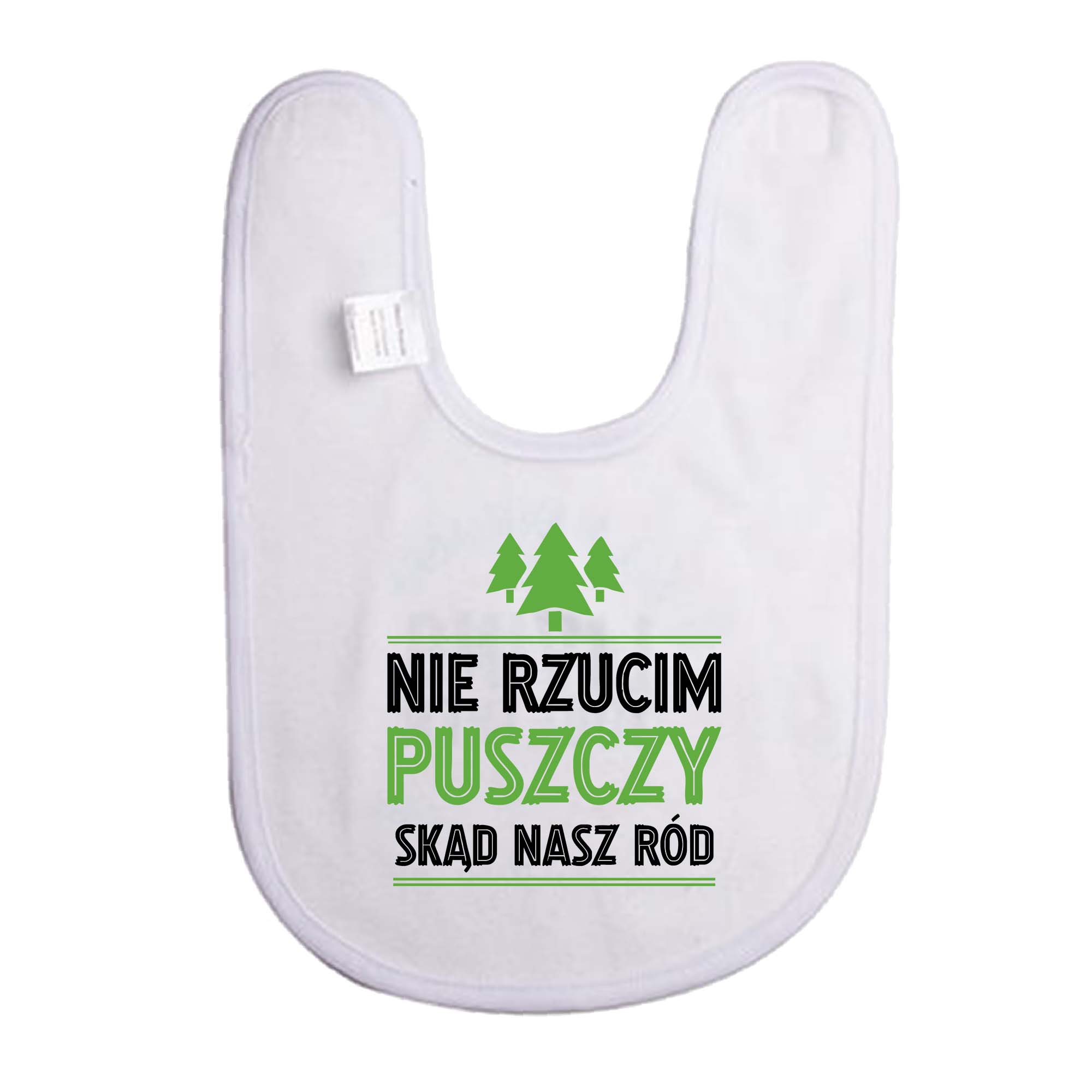 Śliniak dziecięcy Korzenie w puszczy serce na Podlasiu
