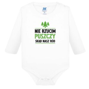 Śpioszki dziecięce Korzenie w puszczy serce na Podlasiu