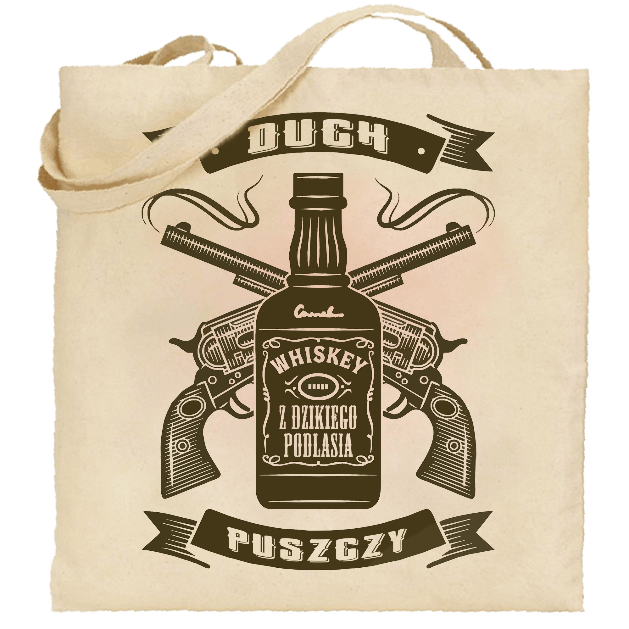 Torba bawełniana Duch Puszczy - Whiskey z Dzikiego Podlasia