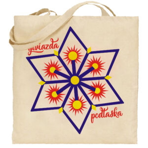 Torba bawełniana Folkowa Gwiazda Podlaska