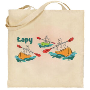 Torba bawełniana Łapy - Kajakowa Stolica Podlasia