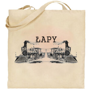 Torba bawełniana Łapy - Podlaska Kolej