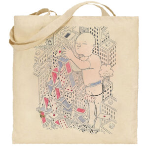 Torba bawełniana Miasto z Kart - Podlaski Street Art