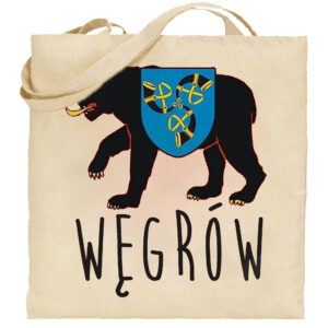 Torba bawełniana Pamiątka Podlaska z Węgrowa