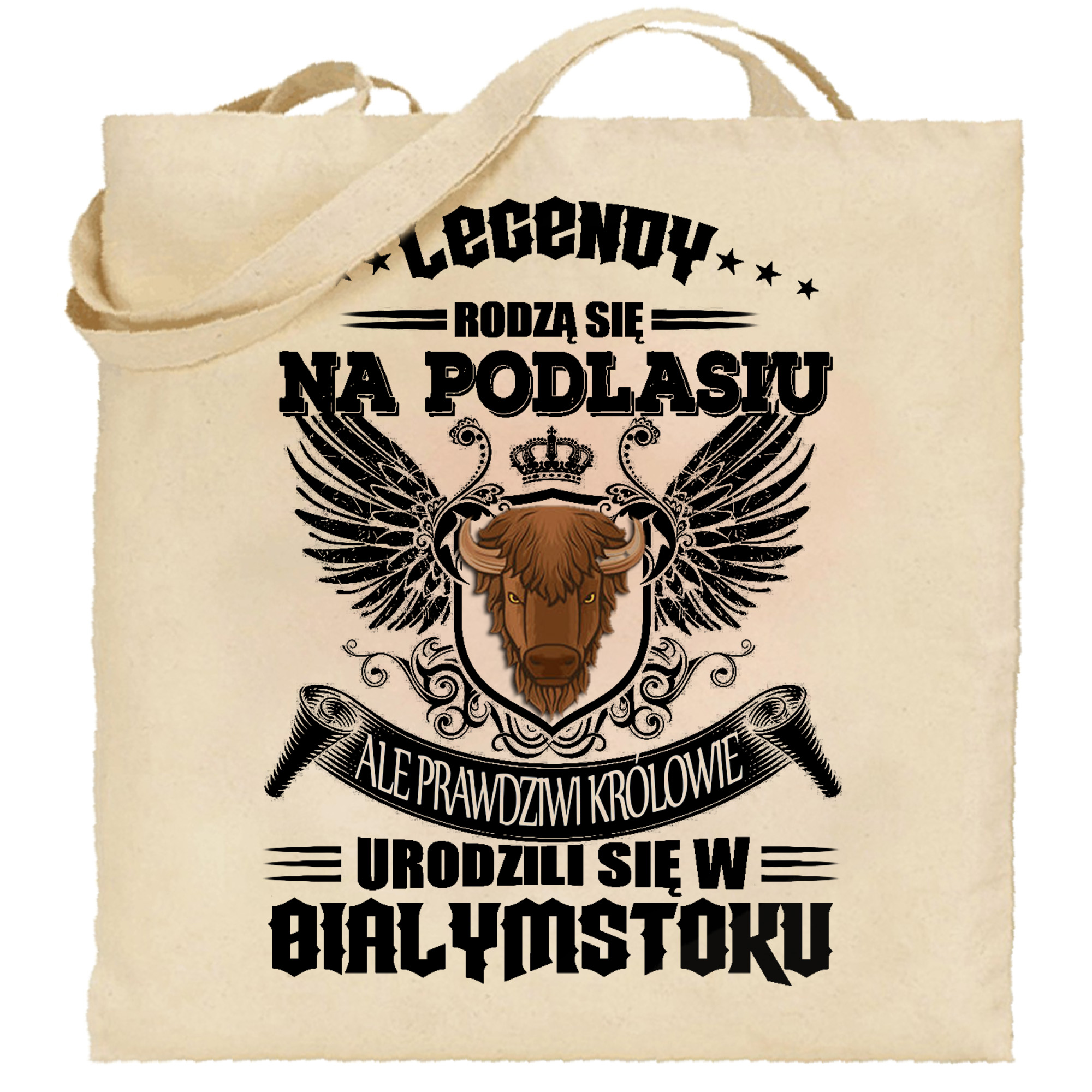 Torba bawełniana Podlaska Legenda Królewski Białystok