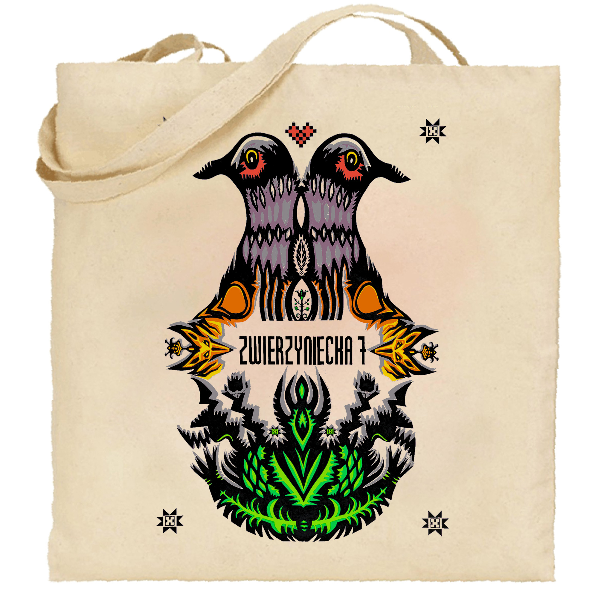Torba bawełniana Podlaska Wycinanka - Zwierzyniecka 7