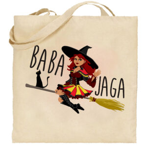 Torba bawełniana Podlaska magia - Baba Jaga