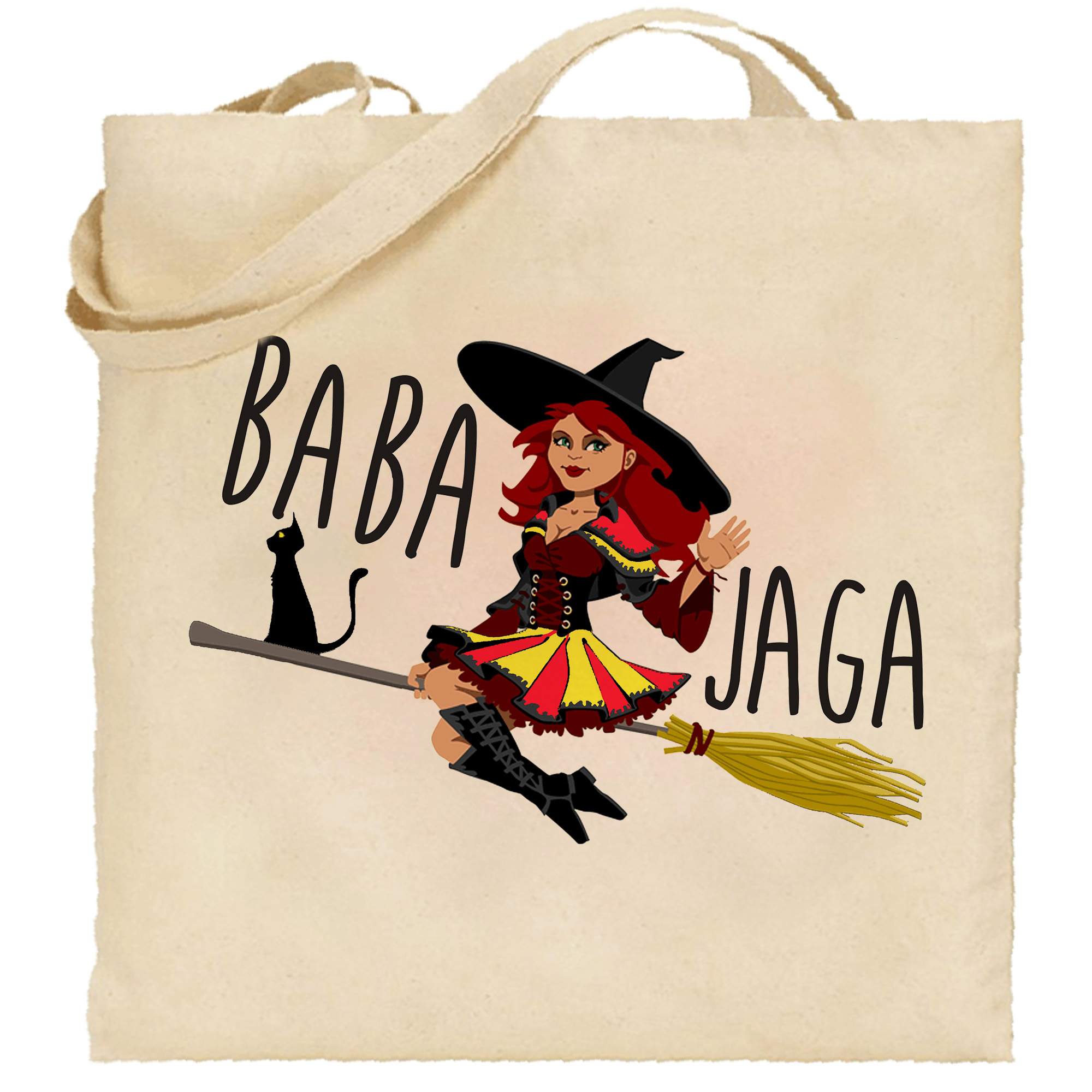 Torba bawełniana Podlaska magia - Baba Jaga