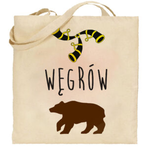 Torba bawełniana Podlaski Niedźwiedź z Węgrowa