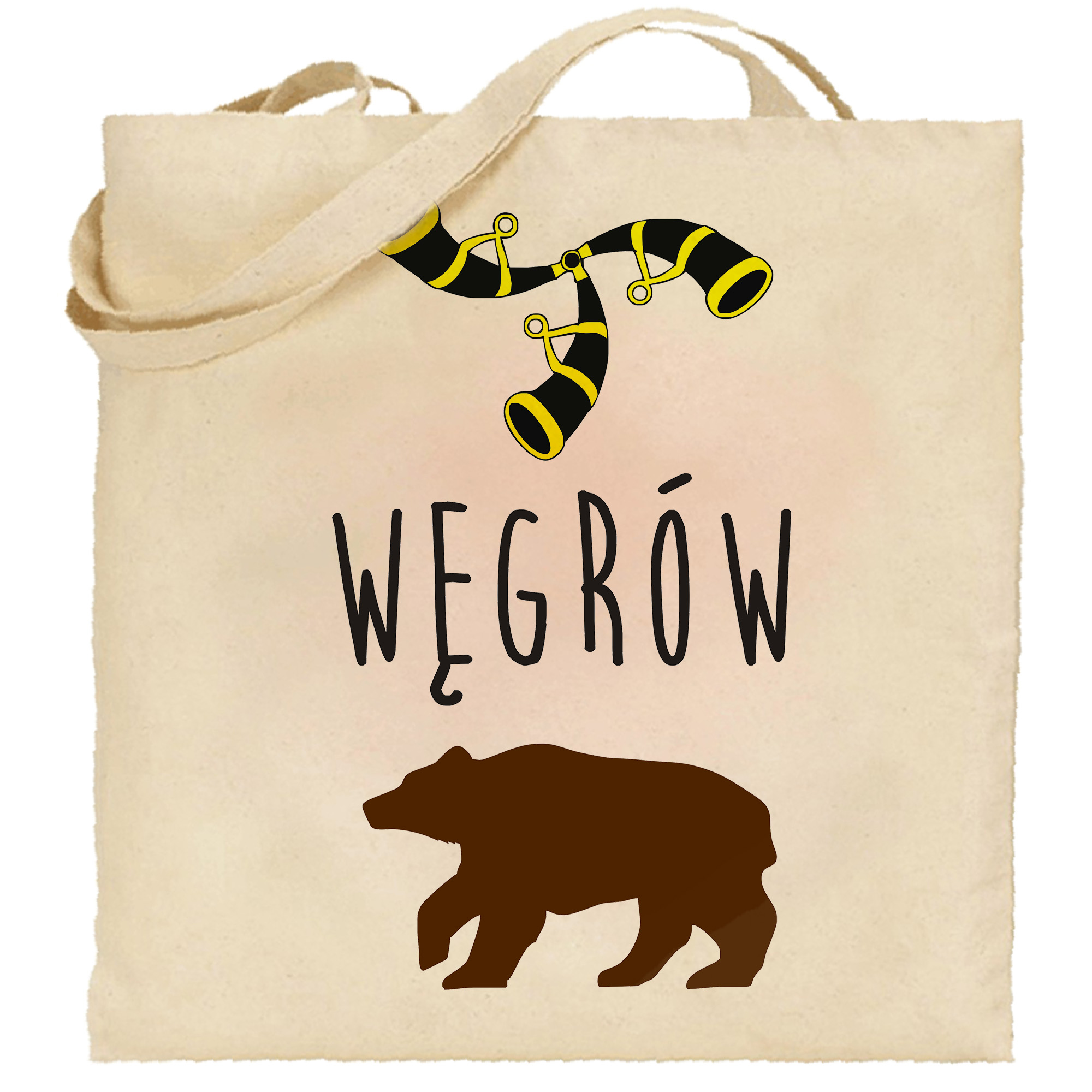 Torba bawełniana Podlaski Niedźwiedź z Węgrowa