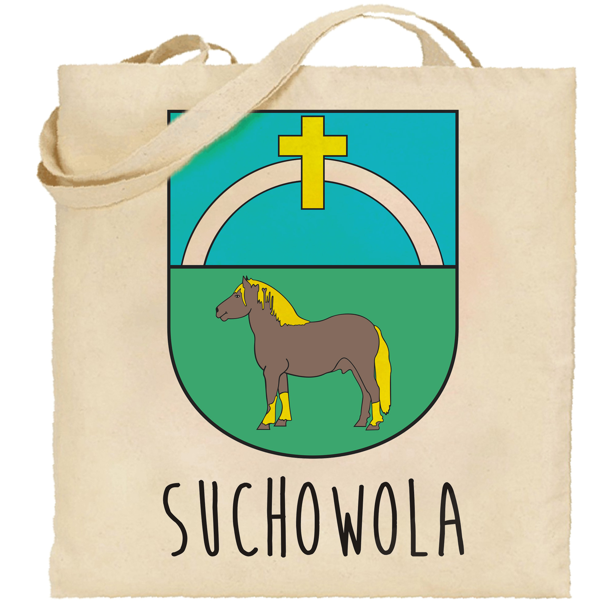 Torba bawełniana Środek Europy To Suchowola!