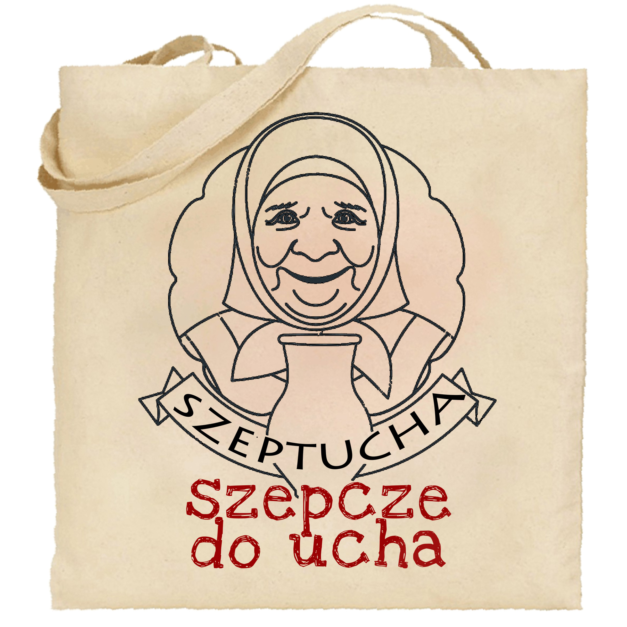 Torba bawełniana Szeptuchy z Podlasia - Urok Natury i Magii