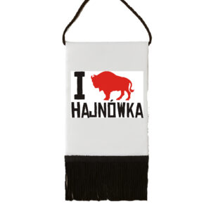 proporczyk pamiątkowy Kocham Hajnówkę