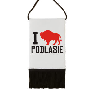 proporczyk pamiątkowy Kocham Podlasie