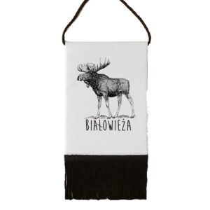 proporczyk pamiątkowy Białowieża. Śladami łosia