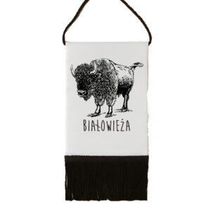 proporczyk pamiątkowy Białowieża. Śladami Żubra
