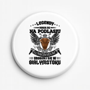 przypinka pamiątkowa Podlaska Legenda, Królewski Białystok
