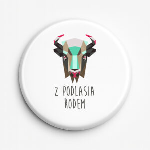 przypinka pamiątkowa Podlaski Ród - Siła Żubra