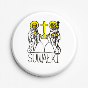 przypinka pamiątkowa Suwałki - Brama Podlasia