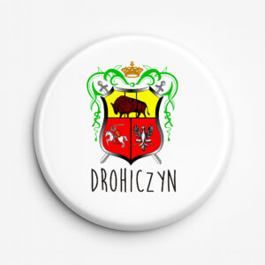 przypinka pamiątkowa Podlaska Twierdza - Drohiczyn