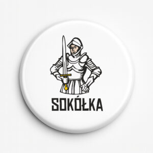 przypinka pamiątkowa Pamiątka podlaska z Sokółki