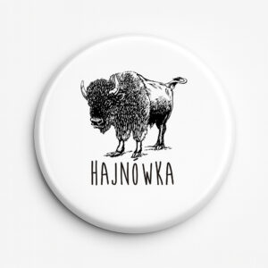 przypinka pamiątkowa Żubr Podlaski - Hajnówka