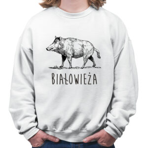 bluza unisex Białowieża. Śladami Dzika