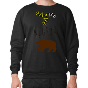 bluza unisex Podlaski Niedźwiedź z Węgrowa