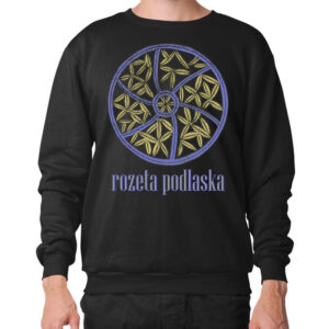 bluza unisex Folkowy Symbol - Rozeta Podlaska