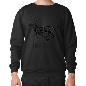 bluza unisex Białowieża. Jeleń z Tradycją