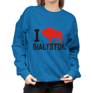 bluza unisex Kocham Białystok