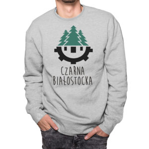bluza unisex Podlaskie Lasy - Czarna Białostocka