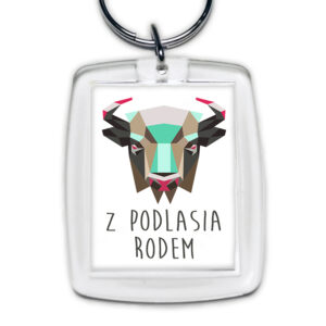 brelok akrylowy Podlaski Ród - Siła Żubra