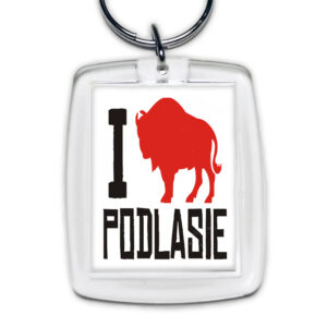 brelok akrylowy Kocham Podlasie