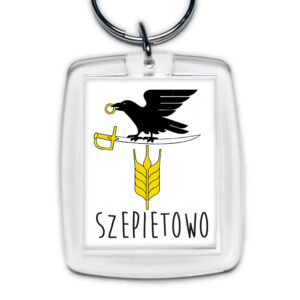 brelok akrylowy Podlaski Kruk i Złote Zboże - Szepietowo