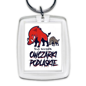 brelok akrylowy Owczarki Podlaskie - Dziki Patrol