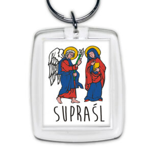 brelok akrylowy Światło Podlasia - Supraśl